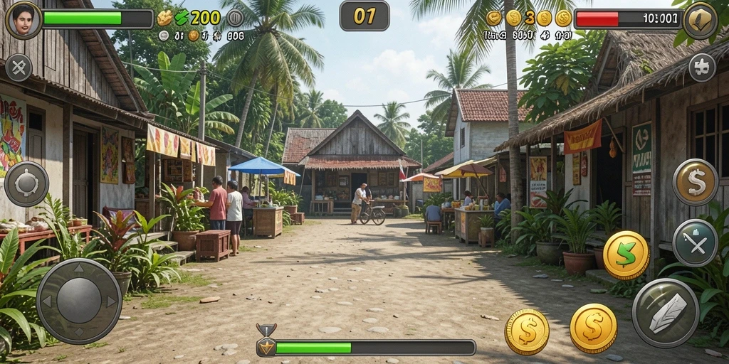 Tangkapan layar memperlihatkan mode multiplayer yang seru.