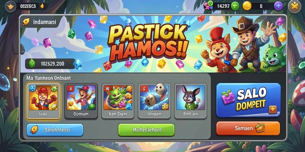 Screenshot memperlihatkan tabel pembayaran dan hadiah besar.