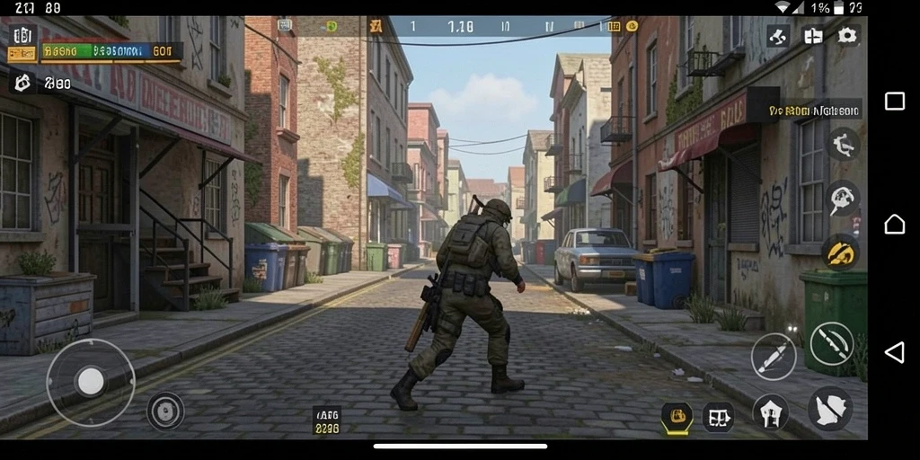 Pemandangan indah dalam setiap level game.