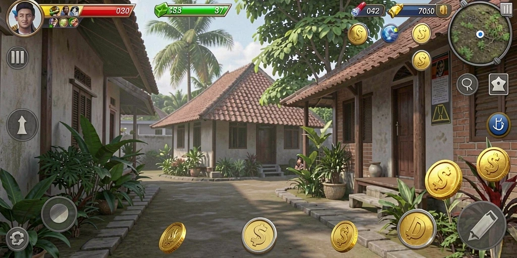 Level menantang dengan desain yang kreatif dan unik.